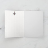 ハッピーホリデーズブルフィンチクリスマス装飾品 シーズンカード (内部)