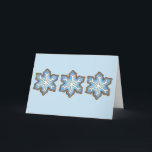 ハッピーホリデーズブルースノーフレーククリスマスハヌカー シーズンカード<br><div class="desc">青いスノーフレーク状の砂糖クッキーのオリジナルマーカーイラストレーションを備えたカード。クリスマスやハヌカーに最適！この休日のデザインは、他の製品の範囲でも利用可能である。あなたは何を探しているか正確に分からない？連絡お前の為に製品をカスタマイズ持って！</div>