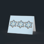 ハッピーホリデーズブルースノーフレーククリスマスハヌカー シーズンカード<br><div class="desc">青いスノーフレーク状の砂糖クッキーのオリジナルマーカーイラストレーションを備えたカード。クリスマスやハヌカーに最適！この休日のデザインは、他の製品の範囲でも利用可能である。あなたは何を探しているか正確に分からない？連絡お前の為に製品をカスタマイズ持って！</div>