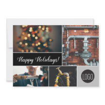 ハッピーホリデーズプラムバービジネスロゴの写真