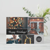 ハッピーホリデーズプラムバービジネスロゴの写真 シーズンカード (スタンド正面)