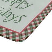 ハッピーホリデーズプレイドカントリー カッティングボード (角)