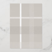 ハッピーホリデーズプレイド5家族フォトプレイドコラージュ 箔シーズンカード (裏面)