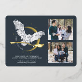 ハッピーホリデーズヘドウィッグ配信 |家族の写真カード 箔シーズンカード (正面)