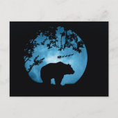 ハッピーホリデーズベアーアンドサンタ ポストカード (正面)