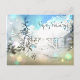 ハッピーホリデーズペンシルのペイニングカード シーズンポストカード