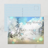 ハッピーホリデーズペンシルのペイニングカード シーズンポストカード (正面/裏面)