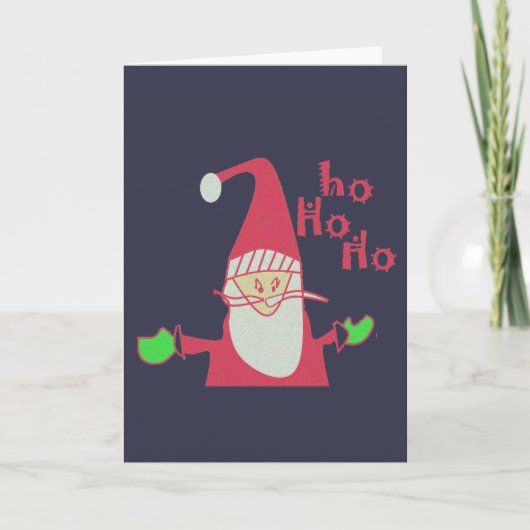 ハッピーホリデーズホホホホホメリークリスマス シーズンカード (正面)