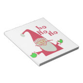 ハッピーホリデーズホホホホホメリークリスマス ノートパッド (アングル)