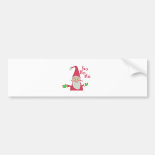 ハッピーホリデーズホホホホホメリークリスマス バンパーステッカー