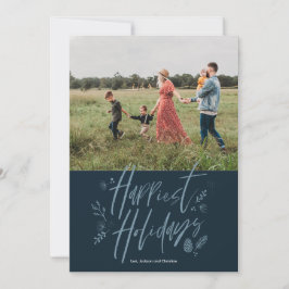 ハッピーホリデーズホリデーフォトカード シーズンカード