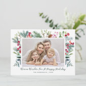 ハッピーホリデーズホリーベリーフォト シーズンカード (スタンド正面)