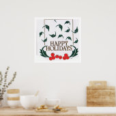ハッピーホリデーズホリー ポスター (キッチン)