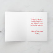 ハッピーホリデーズボスカード シーズンカード (内部)