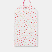 ハッピーホリデーズボタニカルクリスマスリース ギフトタグ (裏面)