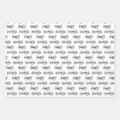 ハッピーホリデーズボタニカルベリーパターン ラッピングペーパーシート (正面)