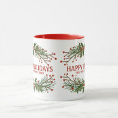 ハッピーホリデーズボタニカルマグ マグカップ (中央)