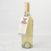 ハッピーホリデーズボホクライアン企業のトギフト ボトルネックタグ (アングル)