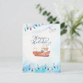 ハッピーホリデーズボートホリデーカード シーズンカード (スタンド正面)