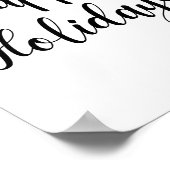 ハッピーホリデーズポスター ポスター (角)