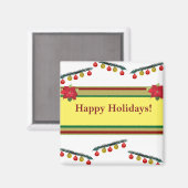 ハッピーホリデーズマグネット マグネット (正面/裏面)