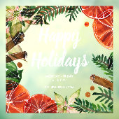 ハッピーホリデーズミカンシナモン ウィンドウサイン (シート3)