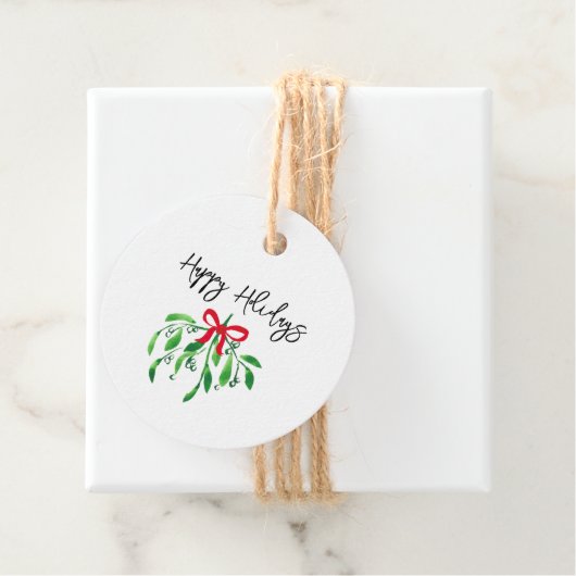 ハッピーホリデーズミスタントーフェスティバルクリスマスおもしろい フェイバータグ (インサイチュ)