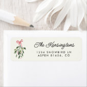 ハッピーホリデーズミストレカスタムトーエ家族の名前 ラベル (インサイチュ)