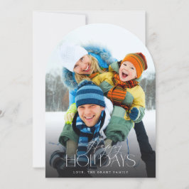 ハッピーホリデーズミニマモダンリストアーク 招待状