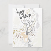 ハッピーホリデーズムースホリデーカード シーズンカード (正面)