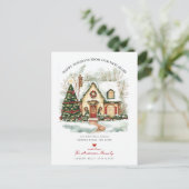 ハッピーホリデーズムービングアナウンス 案内ポストカード (スタンド正面)