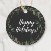 ハッピーホリデーズメッセージカード フェイバータグ (正面)