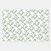 ハッピーホリデーズメリークリスマスジョイへ ラッピングペーパーシート (正面3)