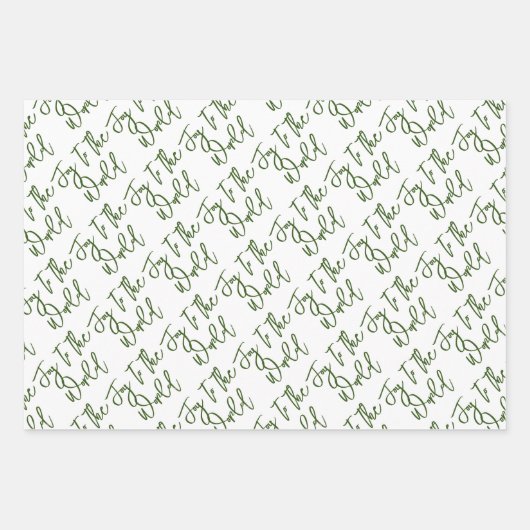 ハッピーホリデーズメリークリスマスジョイへ ラッピングペーパーシート (正面3)