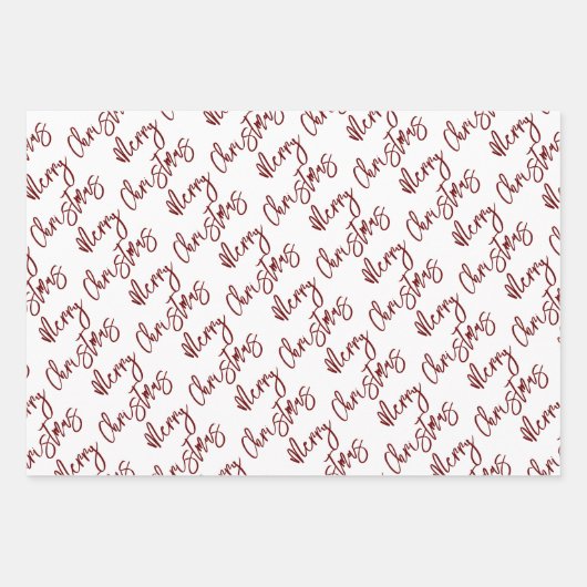 ハッピーホリデーズメリークリスマスジョイへ ラッピングペーパーシート (正面2)