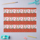 ハッピーホリデーズメリークリスマスティッシュペーパー 薄葉紙 (クラフト)