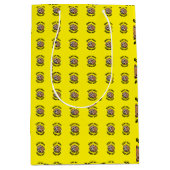 ハッピーホリデーズラクーン静か：夜は眠い夜 ミディアムペーパーバッグ (正面)