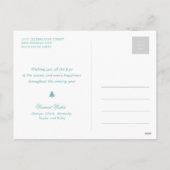 ハッピーホリデーズラブピースジョイ華美シールフォト シーズンポストカード (裏面)