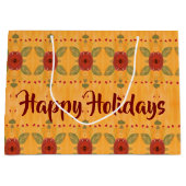 ハッピーホリデーズラージ抱き枕 ラージペーパーバッグ (正面)