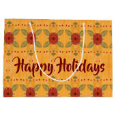 ハッピーホリデーズラージ抱き枕 ラージペーパーバッグ (裏面)