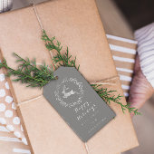 ハッピーホリデーズリースジョーグレイ白鹿 ギフトタグ