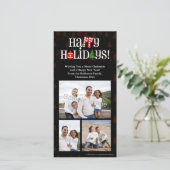 ハッピーホリデーズレターのアイコン シーズンカード (スタンド正面)