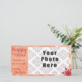 ハッピーホリデーズレッドテーマスノーフレーク シーズンカード (スタンド正面)