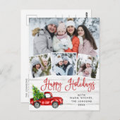 ハッピーホリデーズレッドファームトラック4写真 ポストカード (正面/裏面)
