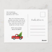 ハッピーホリデーズレッドファームトラック4写真 ポストカード (裏面)