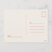 ハッピーホリデーズレトロクリスマスホリデーハガキ シーズンポストカード (裏面)