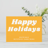 ハッピーホリデーズレトログルーヴィイエロービジネス シーズンカード (スタンド正面)