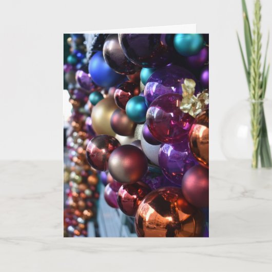 ハッピーホリデーズロンドンUKクリスマスフェスティバルシーズン カード (正面)