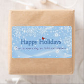 ハッピーホリデーズワインラベル ラベル (インサイチュ)