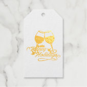 ハッピーホリデーズワイン ギフトタグ (正面)